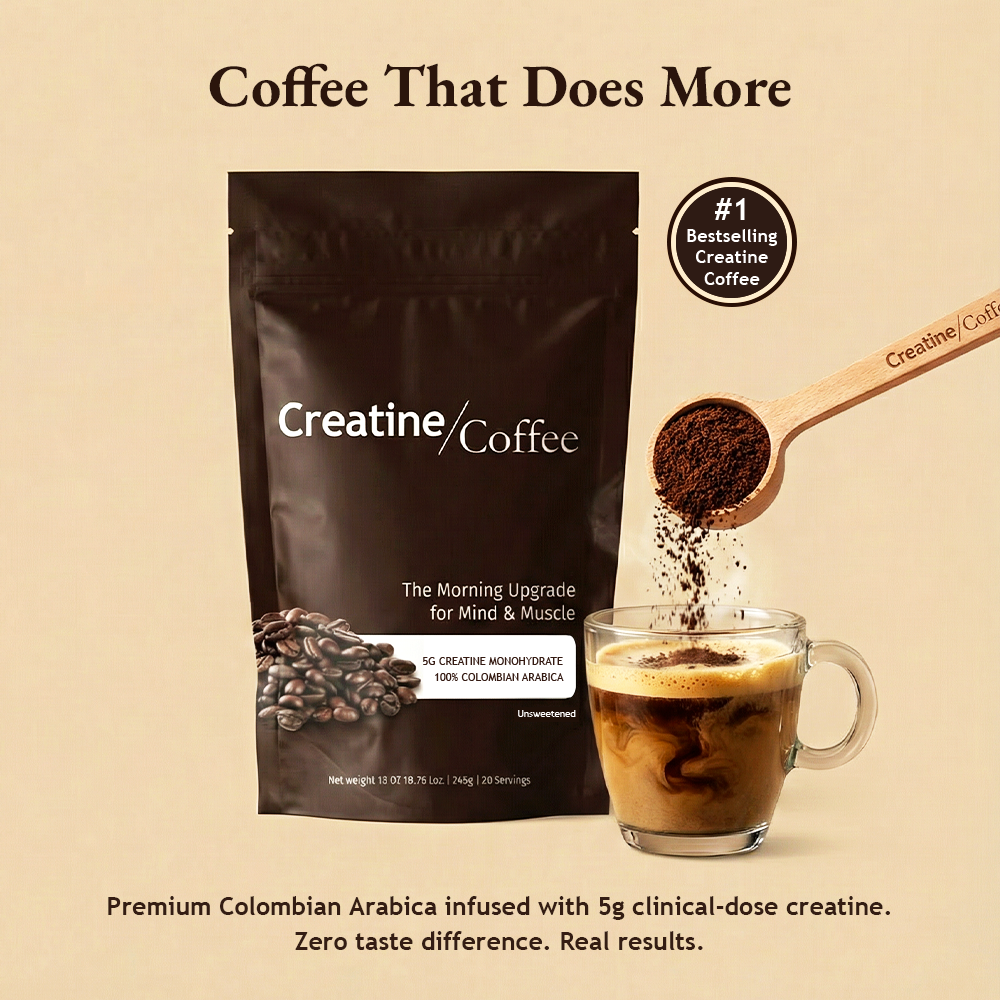 CreatineCoffee: The Coffee Upgrade for Mind & Muscle 30-Day Supply