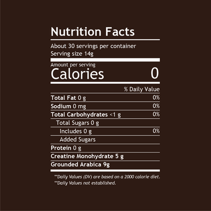 CreatineCoffee: The Coffee Upgrade for Mind & Muscle 30-Day Supply