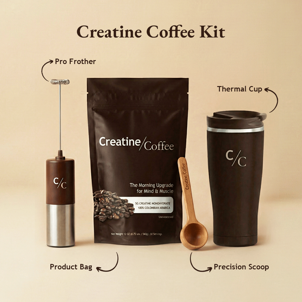 CreatineCoffee: The Coffee Upgrade for Mind & Muscle 30-Day Supply